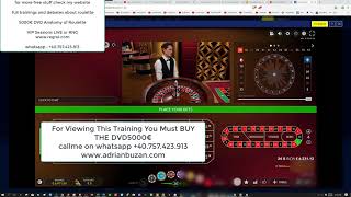 IMMERSIVE ROULETTE LIVE Session Vip 8421€ WON 9900€ In 36 Minutes
