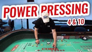 CRAPS POWER PRESSING 4 And 10 | Check This Out Las Vegas #5