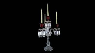 Baccarat Diamant Candelabra 2808412B