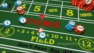 Craps system Best Craps Strategy $180 Under 9 Min casino craps tutorial