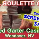 Live Roulette Game #16 – WINNING AT ROULETTE! – Red Garter Casino, Wendover, NV – Inside The Casino