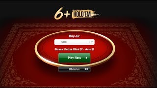 6+ Holdem strategy | New game on Pokerstars