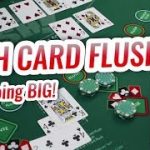 LIVE High Card Flush Basics | Casino High Card Flush Let’s Play #4