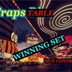 Craps table Dice control winning set
