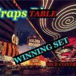 Craps table Dice control winning set