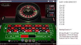 Amazing WINNING ROULETTE STRATEGY on Six Lines!