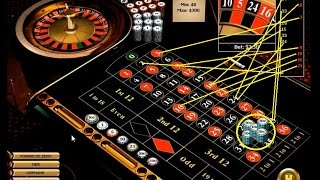 Roulette strategy with one single number only, bets placed on straight up and split.