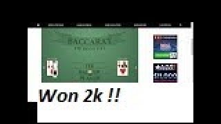Baccarat Winning Strategies by Chi with M.M.            9/13/19