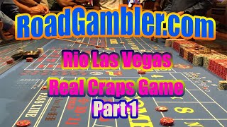 Real Craps Game at Rio Hotel and Casino, Las Vegas, Part 1