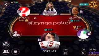 Zynga Poker – Texas Holdem – Free Game Review Gameplay [ Android , iOS ]