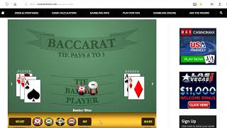 Baccarat Chi !! / Wining Strategy / Money Management / 10/05/18