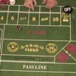 Combinations of Numbers Rolled on Casino Craps (Dice)