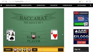 Baccarat Chi Wining Strategy with Money Management 10 / 30 / 18