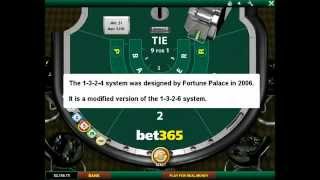 1-3-2-4 gambling system – Fortune Palace’s Baccarat / Roulette system in action
