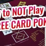 LIVE THREE CARD POKER! What NOT to Do | Three Card Poker Live Play
