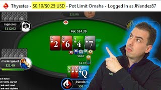 How Do You Beat Small Stakes PLO? Play and Explain $0.10/$0.25 Zoom