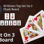 Poker Strategy: 99 Rivers Top Set On 3 Flush Board