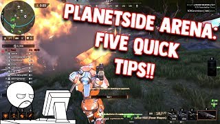 5 Quick Tips On Playing Planetside Arena!