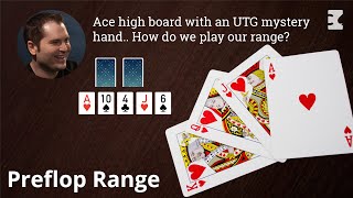 Poker Strategy: How Do We Play Our Range?