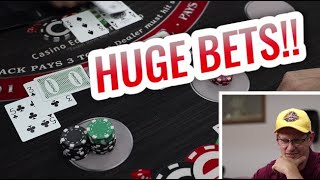 LIVE BLACKJACK BATTLE | David Vs. Timmy Ep.11