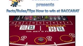 Baccarat Rules How to play + Tips / Strategy how to win at Baccarat at Casino