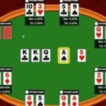 Texas Holdem Poker: different hands with winning possibilities analysis.