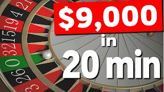 Winning Roulette Strategy! (Huge WIN!)