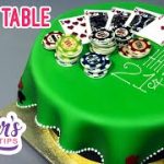 POKER TABLE CAKE Tutorial | Yeners Cake Tips with Serdar Yener from Yeners Way