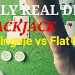 Daily Real Deal: Blackjack 2-decks Martingale vs Flat Bet #2