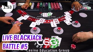 LIVE BLACKJACK BIG WIN OVER $9,000 | Casino Game Blackjack Let’s Play #5