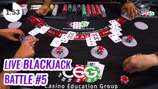 LIVE BLACKJACK BIG WIN OVER $9,000 | Casino Game Blackjack Let’s Play #5
