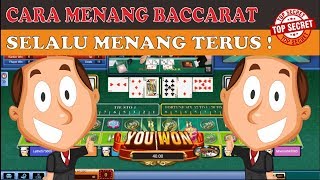 CARA MENANG BACCARAT CASINO ONLINE !