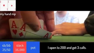 Poker Vlog 19. Tournament poker. Learn poker. Mihael Korica