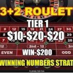 3+3+2 Roulette Strategy-Race to $1000, Tier 1, Session 1 – $10-$20-$20