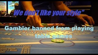 Gambler Banned for “Bad Style” (Blackjack) (AP)