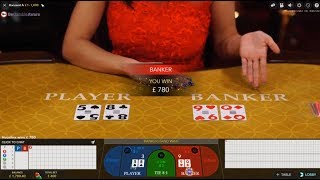 1K Start Live Casino Baccarat Big Bets Sesh