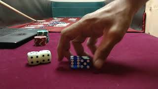 Craps HALF 7 set 2 Finger Corner 4 points Fire