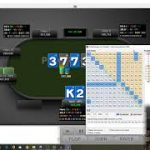 Bluffing too much on dry board SB vs BB – Tournament Poker Strategy