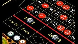 Roulette strategy on two Dozen with a 1, 2, 3, 4, 5 betting sequence