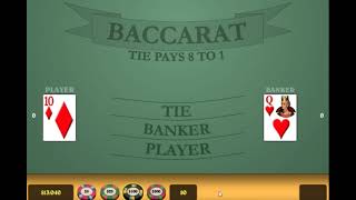 [The Ramp Up] Baccarat Betting System + How To Play And Win + Easy 10% Every Session!