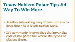 Texas Hold Em Poker Tips – 4 Ways To Win More Pots And Cash