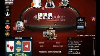 Learn how to play Texas Holdem Poker –  one hand  go all in