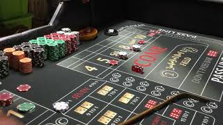 Craps Hawaii — Pressing up the $44 Inside (classes available)