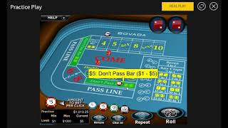 Craps Don’t Pass Line Betting (Winning $49.75 In Under 5 Minutes)