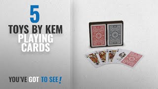 Top 10 Kem Playing Cards Toys [2018]: KEM Arrow Red and Blue, Poker Size-Standard Index Playing