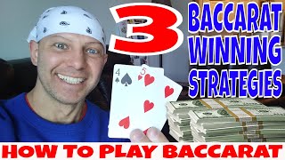 VIP High Roller Tells How To Play Baccarat & Gives 3 Baccarat Winning Strategies.