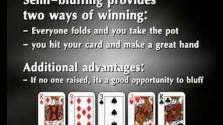 Texas Holdem – Semi bluffing