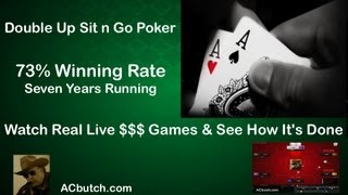 Double Up Poker – 73% Winning  – Learn How It’s Done