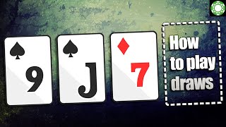 How To Play Draws in Poker – A Little Coffee with Jonathan Little, 11/6/2019
