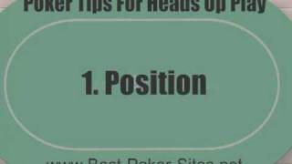 Heads Up Poker Strategy – 9 Top Tips For Playing Heads Up